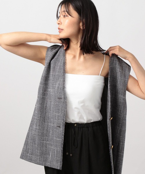 BARNYARDSTORM(バンヤードストーム)の「BARNYARDSTORM / カップインキャミ(キャミソール・レディース・ホワイト/ブラック・0/1)」の1枚目の写真