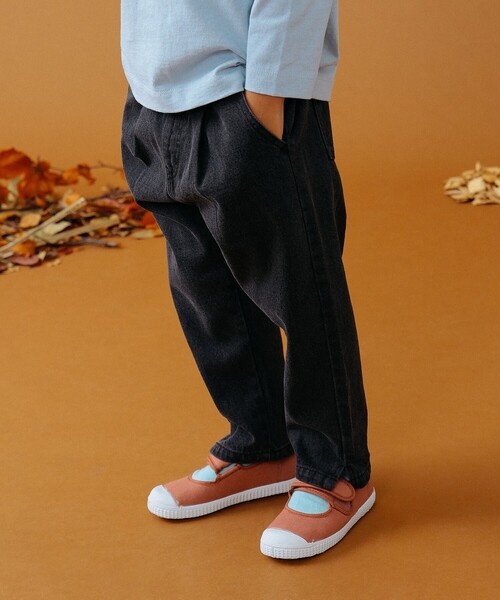 B:MING by BEAMS（ビーミングバイビームス）の「B:MING by BEAMS / タックデニムパンツ（110～150cm）（デニムパンツ・キッズ・ブラック/ブルー・140/130/100/110/150/120）」の10枚目の写真