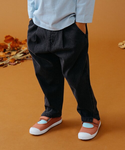 B:MING by BEAMS（ビーミングバイビームス）の「B:MING by BEAMS / タックデニムパンツ（110～150cm）（デニムパンツ・キッズ・ブラック/ブルー・140/130/100/110/150/120）」の7枚目の写真