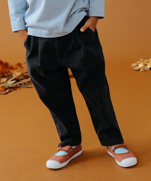 B:MING by BEAMS（ビーミングバイビームス）の「B:MING by BEAMS / タックデニムパンツ（110～150cm）（デニムパンツ・キッズ・ブラック/ブルー・140/130/100/110/150/120）」の5枚目の写真