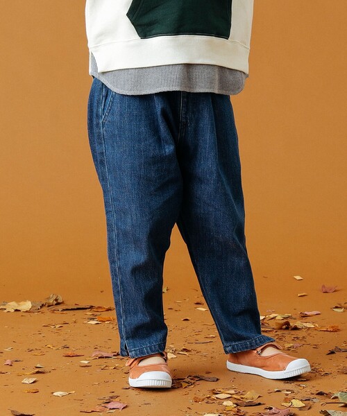 B:MING by BEAMS（ビーミングバイビームス）の「B:MING by BEAMS / タックデニムパンツ（110～150cm）（デニムパンツ・キッズ・ブラック/ブルー・140/130/100/110/150/120）」の12枚目の写真