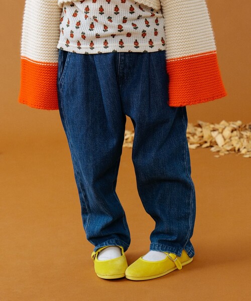 B:MING by BEAMS（ビーミングバイビームス）の「B:MING by BEAMS / タックデニムパンツ（110～150cm）（デニムパンツ・キッズ・ブラック/ブルー・140/130/100/110/150/120）」の14枚目の写真