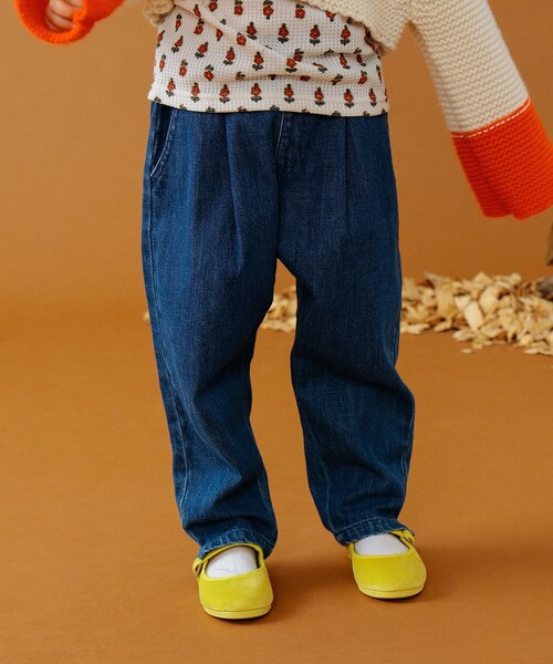 B:MING by BEAMS（ビーミングバイビームス）の「B:MING by BEAMS / タックデニムパンツ（110～150cm）（デニムパンツ・キッズ・ブラック/ブルー・140/130/100/110/150/120）」の11枚目の写真