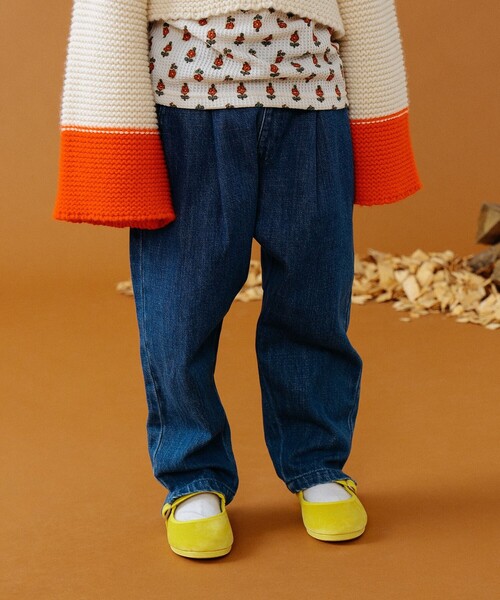 B:MING by BEAMS（ビーミングバイビームス）の「B:MING by BEAMS / タックデニムパンツ（110～150cm）（デニムパンツ・キッズ・ブラック/ブルー・140/130/100/110/150/120）」の8枚目の写真