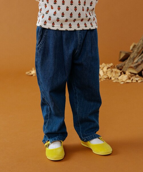 B:MING by BEAMS（ビーミングバイビームス）の「B:MING by BEAMS / タックデニムパンツ（110～150cm）（デニムパンツ・キッズ・ブラック/ブルー・140/130/100/110/150/120）」の4枚目の写真