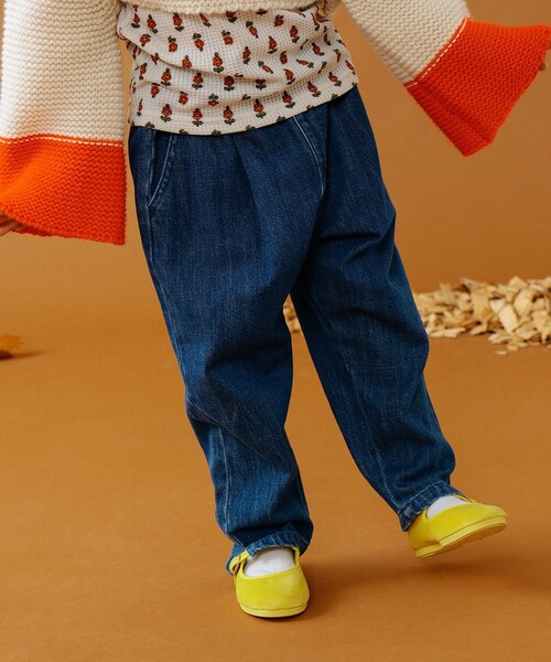 B:MING by BEAMS（ビーミングバイビームス）の「B:MING by BEAMS / タックデニムパンツ（110～150cm）（デニムパンツ・キッズ・ブラック/ブルー・140/130/100/110/150/120）」の6枚目の写真