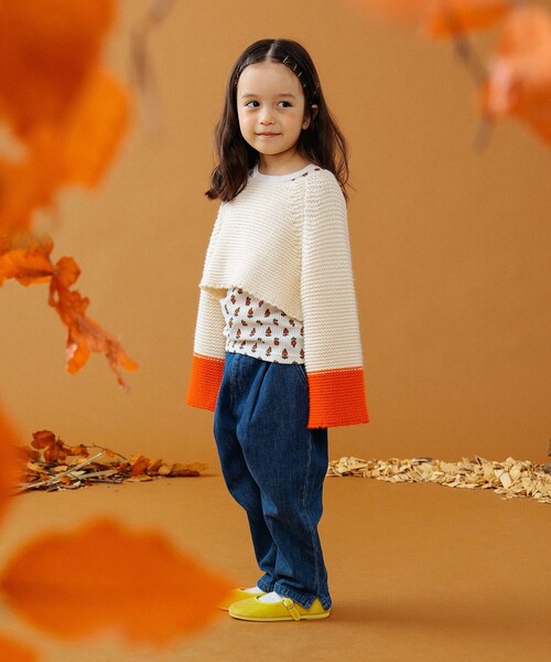 B:MING by BEAMS（ビーミングバイビームス）の「B:MING by BEAMS / タックデニムパンツ（110～150cm）（デニムパンツ・キッズ・ブラック/ブルー・140/130/100/110/150/120）」の16枚目の写真