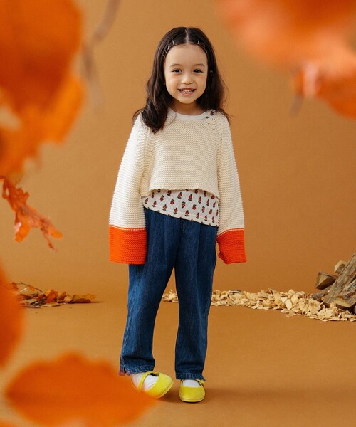 B:MING by BEAMS（ビーミングバイビームス）の「B:MING by BEAMS / タックデニムパンツ（110～150cm）（デニムパンツ・キッズ・ブラック/ブルー・140/130/100/110/150/120）」の15枚目の写真