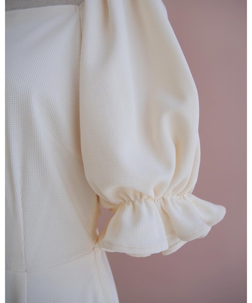 muguet ハートネックサーマルワンピース muguet（ミュゲ）の「ハートネックワンピース（ワンピース