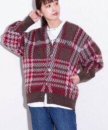 BEVERLY HILLS POLO CLUB | 【BEVERLY HILLS POLO CLUB/ビバリーヒルズポロクラブ】モヘヤライクカーディガン ワンポイント(カーディガン/ボレロ)