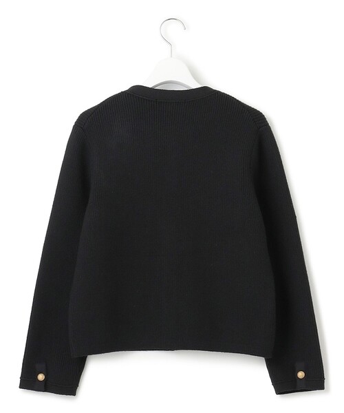 23区（ニジュウサンク）の「【洗える】コットンリリー ニットジャケット（カーディガン/ボレロ・レディース・アイボリー系/ブラック系・40/38）」の20枚目の写真