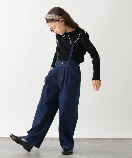 GLOBAL WORK（グローバルワーク）の「ヘビロッTEE／セーラーカラー/966389（Tシャツ/カットソー・キッズ・ブラック/オフホワイト・110cm/130cm/100cm/160cm/140cm/120cm/150cm）」の21枚目の写真