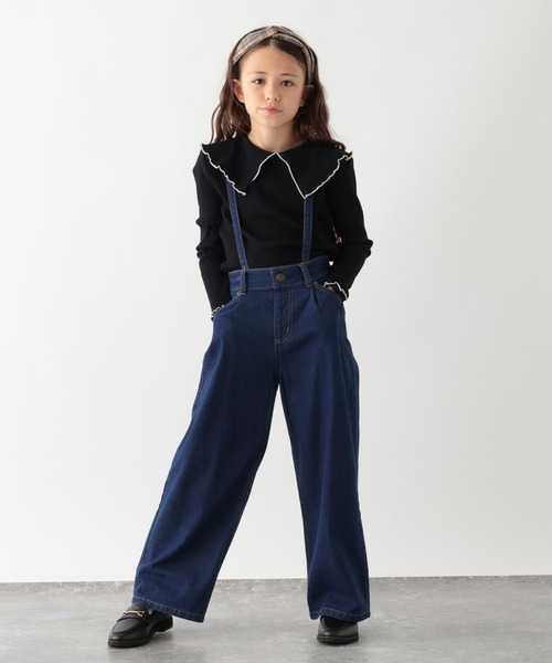 GLOBAL WORK（グローバルワーク）の「ヘビロッTEE／セーラーカラー/966389（Tシャツ/カットソー・キッズ・ブラック/オフホワイト・110cm/130cm/100cm/160cm/140cm/120cm/150cm）」の22枚目の写真