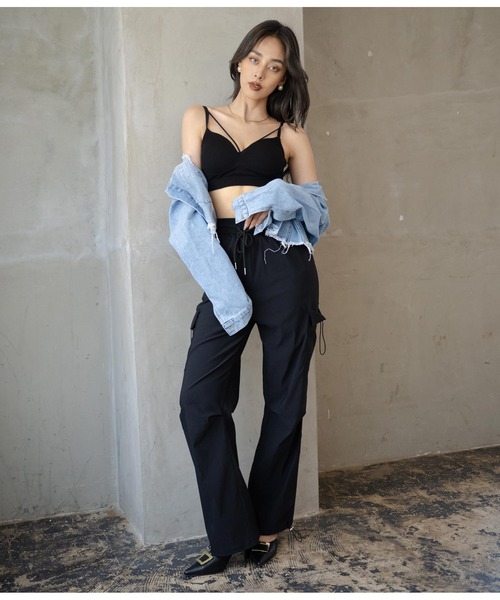 LATINA（ラティーナ）の「ダメージデニムジャケット（デニムジャケット・レディース・ブルー・FREE）」の10枚目の写真