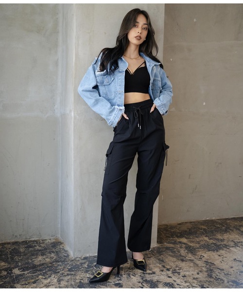 LATINA（ラティーナ）の「ダメージデニムジャケット（デニムジャケット・レディース・ブルー・FREE）」の8枚目の写真