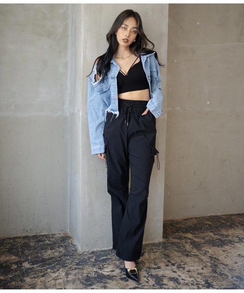 LATINA（ラティーナ）の「ダメージデニムジャケット（デニムジャケット・レディース・ブルー・FREE）」の11枚目の写真