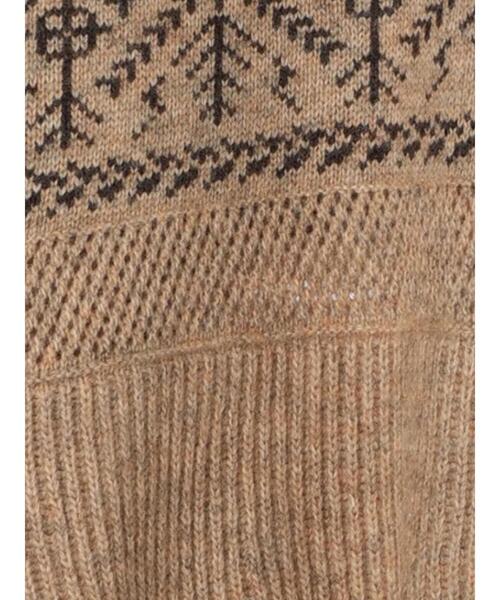 TSUHARU by Samansa Mos2（ツハルバイサマンサモスモス）の「前後着透かしジャカードニットカーディガン（カーディガン/ボレロ・レディース・オレンジ/グレー・F）」の9枚目の写真