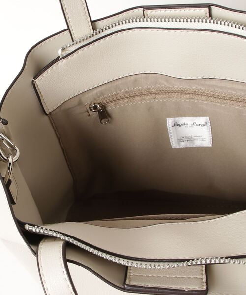 Legato Largo(レガートラルゴ)の「Legato Largo / かるいかばんPU 2WAYトート / LH-P0002Z(トートバッグ・レディース・ベージュ/オリーブ/ベージュ系その他/ラベンダー/ブラック/キャメル/アイボリー/イエロー/ライトブルー・ONESIZE)」の20枚目の写真