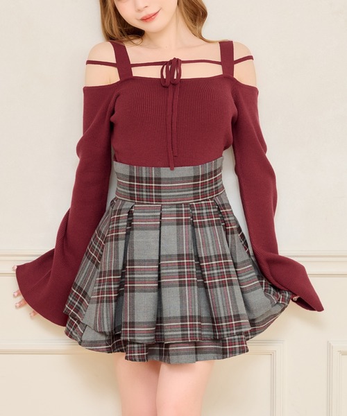 apres jour（アプレジュール）の「ハイウエストフレアスカパン（スカート・レディース・ブラック/モカ/ピンクベージュ/ブラウン系その他/ブラック系その他/ブラック系その他2/ドット/ブラウン系その他2/アイボリー/ホワイト系その他2/チャコールグレー/グレー系その他/ホワイト/ブラック系その他4/ブラック系その他3/グレー/グレー系その他2/ブラウン系その他3・X-LARGE/フリー）」の11枚目の写真