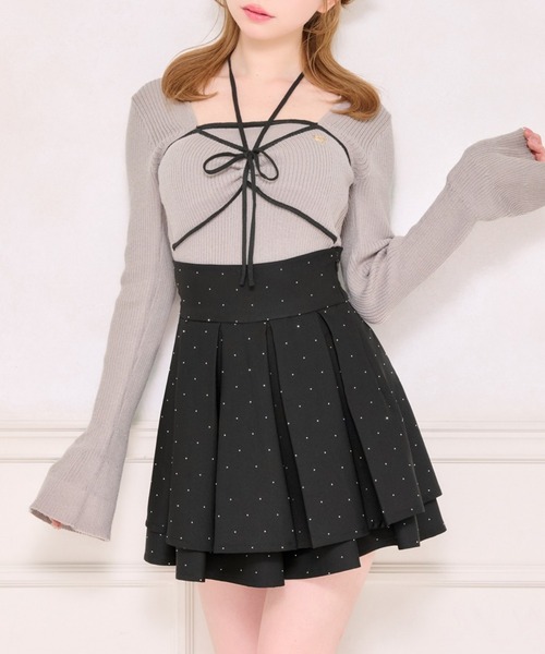 apres jour（アプレジュール）の「ハイウエストフレアスカパン（スカート・レディース・ブラック/モカ/ピンクベージュ/ブラウン系その他/ブラック系その他/ブラック系その他2/ドット/ブラウン系その他2/アイボリー/ホワイト系その他2/チャコールグレー/グレー系その他/ホワイト/ブラック系その他4/ブラック系その他3/グレー/グレー系その他2/ブラウン系その他3・X-LARGE/フリー）」の8枚目の写真