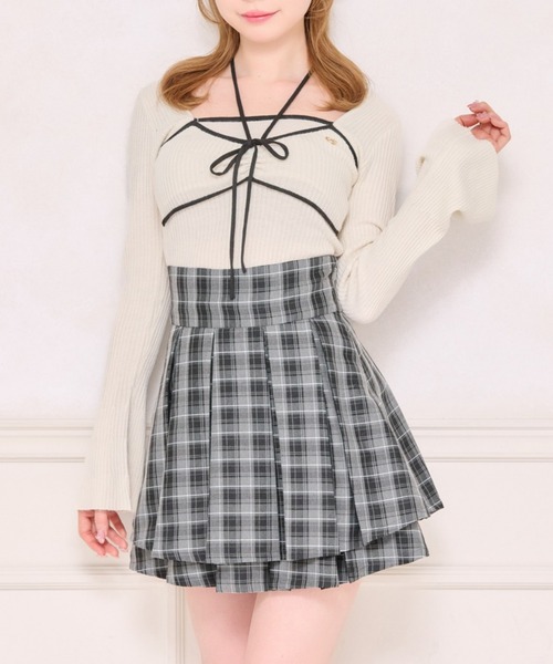 apres jour（アプレジュール）の「ハイウエストフレアスカパン（スカート・レディース・ブラック/モカ/ピンクベージュ/ブラウン系その他/ブラック系その他/ブラック系その他2/ドット/ブラウン系その他2/アイボリー/ホワイト系その他2/チャコールグレー/グレー系その他/ホワイト/ブラック系その他4/ブラック系その他3/グレー/グレー系その他2/ブラウン系その他3・X-LARGE/フリー）」の12枚目の写真