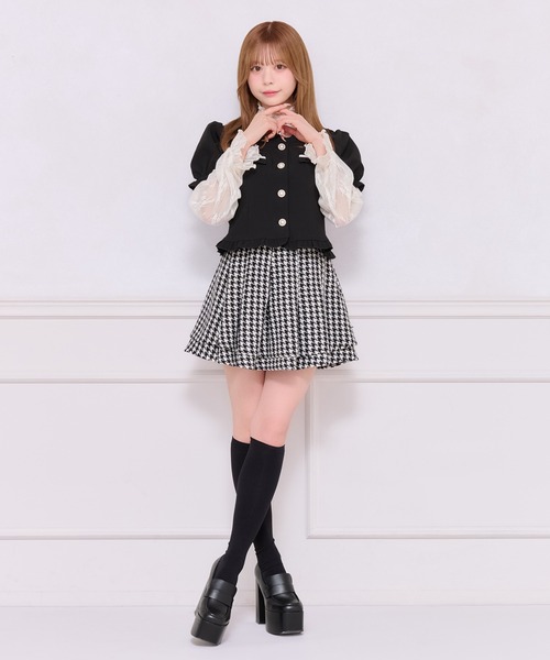 apres jour（アプレジュール）の「ハイウエストフレアスカパン（スカート・レディース・ブラック/モカ/ピンクベージュ/ブラウン系その他/ブラック系その他/ブラック系その他2/ドット/ブラウン系その他2/アイボリー/ホワイト系その他2/チャコールグレー/グレー系その他/ホワイト/ブラック系その他4/ブラック系その他3/グレー/グレー系その他2/ブラウン系その他3・X-LARGE/フリー）」の20枚目の写真