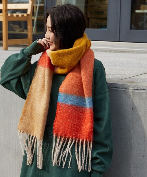 FREAK'S STORE（フリークスストア）の「限定展開 カラーラインマフラー