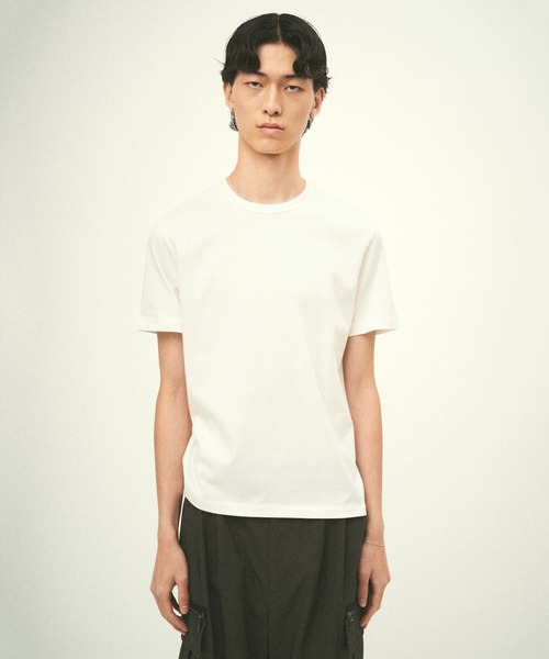 Juha(ユハ)の「BASIC TEE(Tシャツ/カットソー・メンズ・ブラック/ホワイト/レッド/チャコールグレー・3/4)」の2枚目の写真