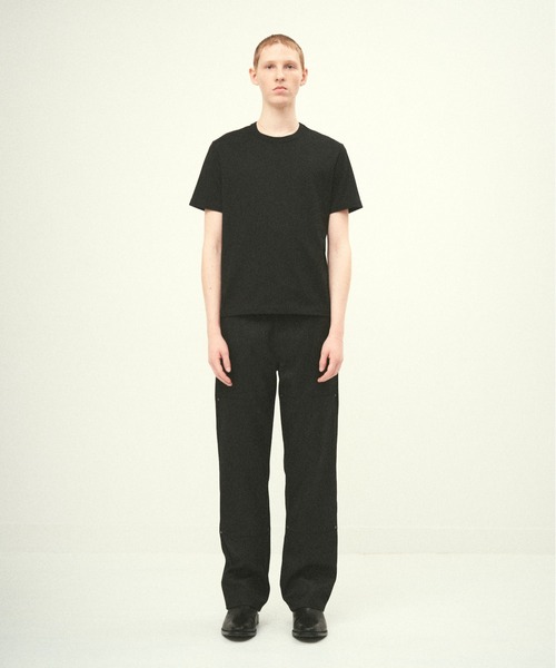 Juha(ユハ)の「BASIC TEE(Tシャツ/カットソー・メンズ・ブラック/ホワイト/レッド/チャコールグレー・3/4)」の5枚目の写真
