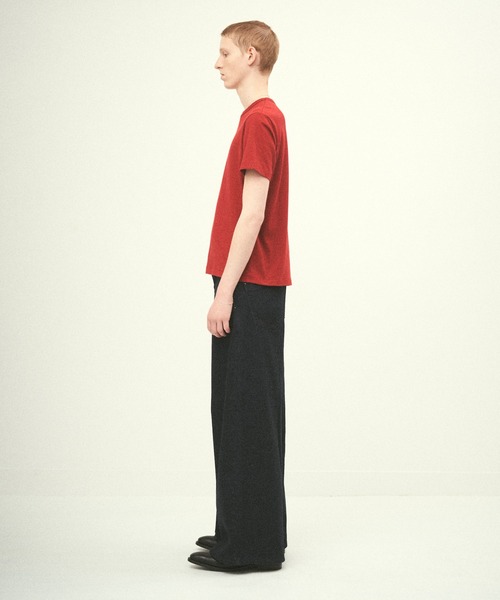 Juha(ユハ)の「BASIC TEE(Tシャツ/カットソー・メンズ・ブラック/ホワイト/レッド/チャコールグレー・3/4)」の12枚目の写真