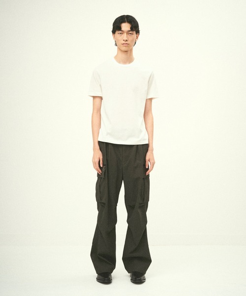 Juha(ユハ)の「BASIC TEE(Tシャツ/カットソー・メンズ・ブラック/ホワイト/レッド/チャコールグレー・3/4)」の14枚目の写真