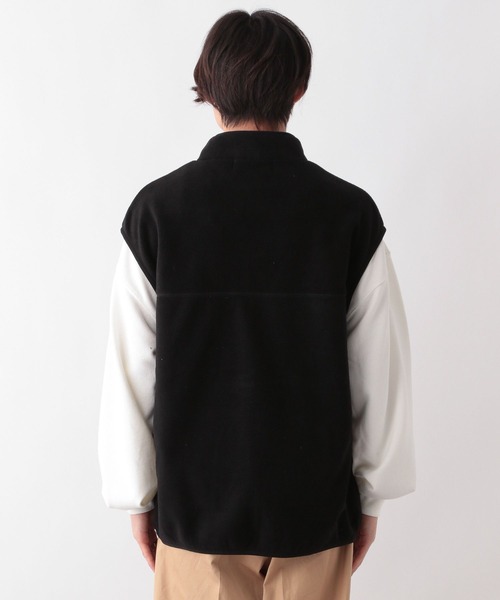 Ridingmania（ライディングマニア）の「【Ridingmania/ライディングマニア】ロゴワッペン/フリースバルーンベスト（ベスト・メンズ・ブラック/パープル/グレー・MEDIUM/LARGE）」の8枚目の写真