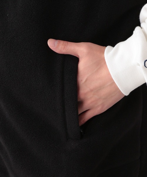 Ridingmania（ライディングマニア）の「【Ridingmania/ライディングマニア】ロゴワッペン/フリースバルーンベスト（ベスト・メンズ・ブラック/パープル/グレー・MEDIUM/LARGE）」の11枚目の写真