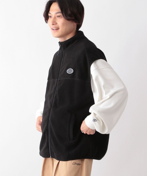 Ridingmania（ライディングマニア）の「【Ridingmania/ライディングマニア】ロゴワッペン/フリースバルーンベスト（ベスト・メンズ・ブラック/パープル/グレー・MEDIUM/LARGE）」の20枚目の写真