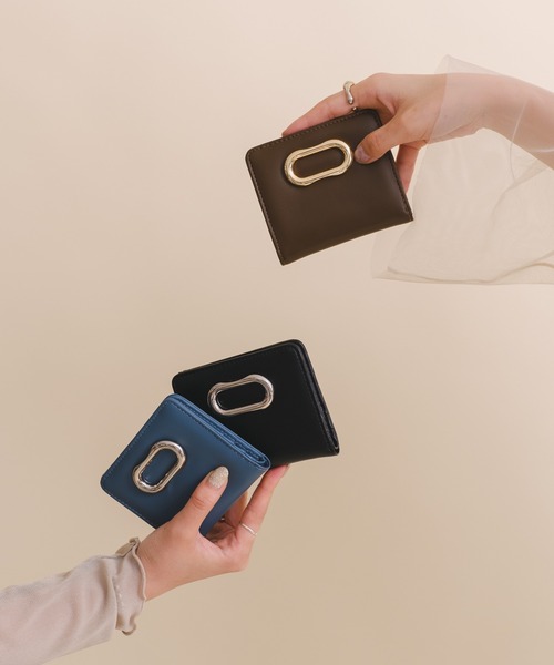 Kastane（カスタネ）の「【Kolors like you/新色追加/WEB限定】oval parts multi case（財布・レディース・ブラウン/ブルー/ブラック/シルバー・FREE）」の8枚目の写真