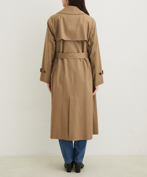le cercle ADAM ET ROPE'(ルセルクルアダムエロペ)の「ツィルトレンチコート(トレンチコート・レディース・ベージュ/ブルー系その他・FREE)」の8枚目の写真