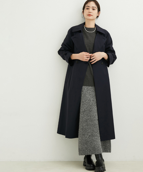 le cercle ADAM ET ROPE'(ルセルクルアダムエロペ)の「ツィルトレンチコート(トレンチコート・レディース・ベージュ/ブルー系その他・FREE)」の18枚目の写真
