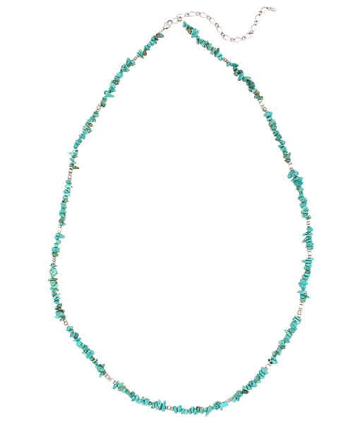 RAGEBLUE(レイジブルー)の「ターコイズネックレス/566616(ネックレス・メンズ・ブルー/ライトブルー・FREE)」の2枚目の写真