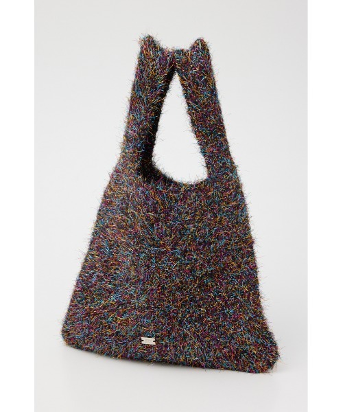 SLY（スライ）の「GLITTER MINI TOTE グリッター ミニ トート バッグ ラメ（トートバッグ・レディース・シルバー/マルチ/ブラック・FREE）」の18枚目の写真