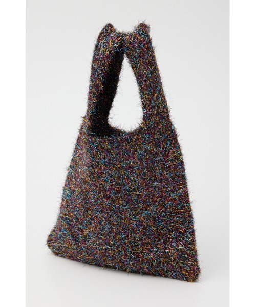 SLY（スライ）の「GLITTER MINI TOTE グリッター ミニ トート バッグ ラメ（トートバッグ・レディース・シルバー/マルチ/ブラック・FREE）」の20枚目の写真