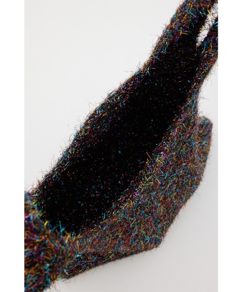 SLY（スライ）の「GLITTER MINI TOTE グリッター ミニ トート バッグ ラメ（トートバッグ・レディース・シルバー/マルチ/ブラック・FREE）」の22枚目の写真