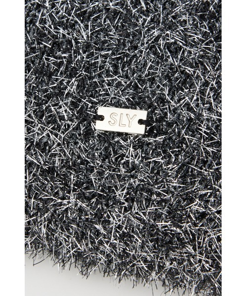 SLY（スライ）の「GLITTER MINI TOTE グリッター ミニ トート バッグ ラメ（トートバッグ・レディース・シルバー/マルチ/ブラック・FREE）」の15枚目の写真