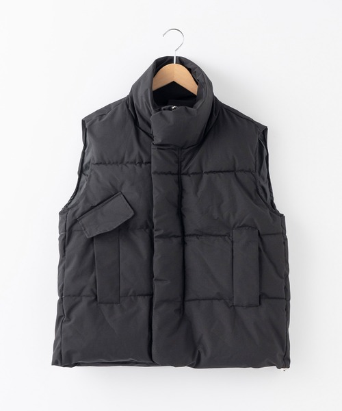 Chaco closet（チャコ クローゼット）の「スタンドネックミリタリー中綿ベスト（ダウンベスト・レディース・アイボリー/ブラック・FREE）」の13枚目の写真