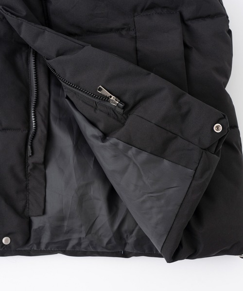 Chaco closet（チャコ クローゼット）の「スタンドネックミリタリー中綿ベスト（ダウンベスト・レディース・アイボリー/ブラック・FREE）」の19枚目の写真