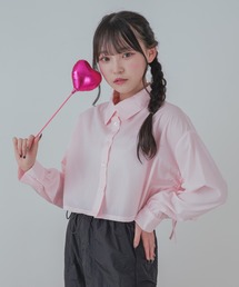 【shrita】サイドドロストショートシャツ