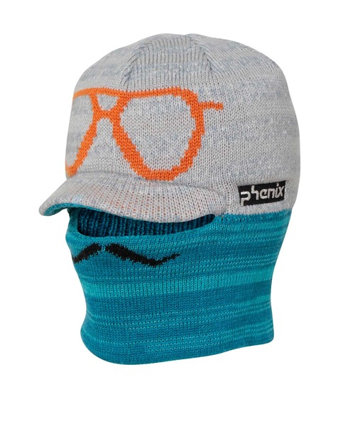 phenix(フェニックス)の「phenix(フェニックス)Color glasses Junior Knit Hat キッズ/スキーウェア/ニット帽/キャップ/ビーニー(ニットキャップ/ビーニー・キッズ・パープル/ブラック/グレー/カーキ・ONE SIZE)」の3枚目の写真