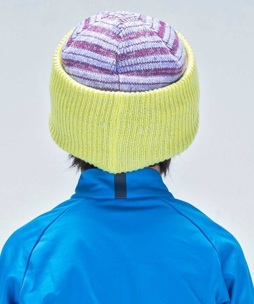 phenix(フェニックス)の「phenix(フェニックス)Color glasses Junior Knit Hat キッズ/スキーウェア/ニット帽/キャップ/ビーニー(ニットキャップ/ビーニー・キッズ・パープル/ブラック/グレー/カーキ・ONE SIZE)」の12枚目の写真