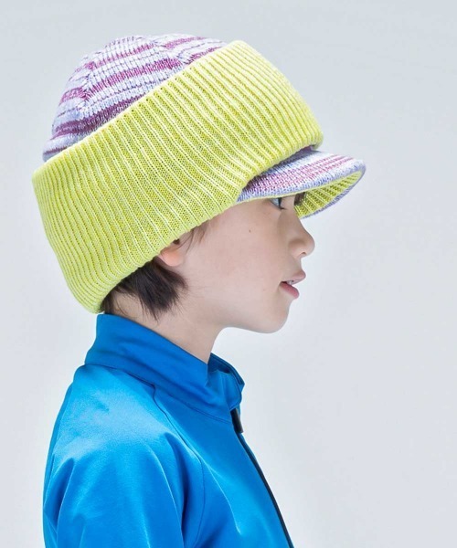 phenix(フェニックス)の「phenix(フェニックス)Color glasses Junior Knit Hat キッズ/スキーウェア/ニット帽/キャップ/ビーニー(ニットキャップ/ビーニー・キッズ・パープル/ブラック/グレー/カーキ・ONE SIZE)」の13枚目の写真