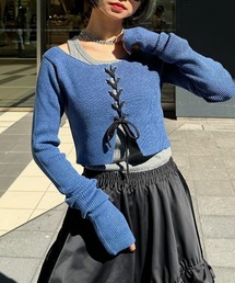 PAGEBOY | レースUPニット×タンクSET2(ニット/セーター)