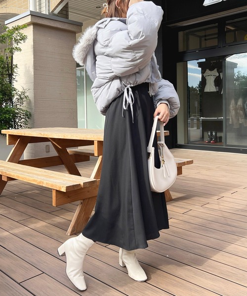 apres jour（アプレジュール）の「中綿ショートジャケット【ZOZOTOWN限定アイテム】（ダウンジャケット/コート・レディース・サックスブルー/アイボリー/ブラック/ピンクベージュ・X-LARGE/フリー）」の20枚目の写真